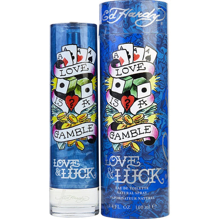 ED HARDY LOVE AND LUCK BY CHRISTIAN AUDIGIER FOR MEN Eau De Toilette SPRAY