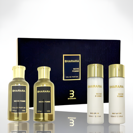 Bharara Niche Femme 4pc Set Eau De Parfum for Women