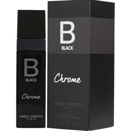 Carlo Corinto Black Chrome for Men Eau De Toilette Spray