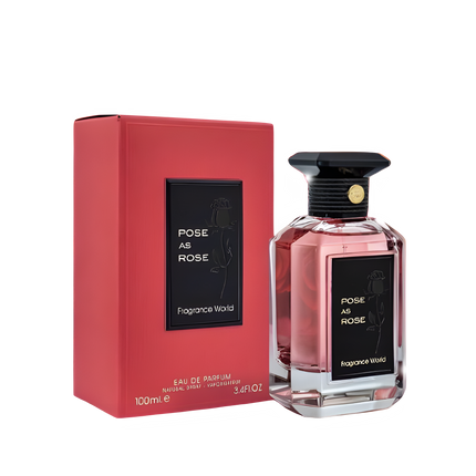 Fragrance World Pose as Rose Eau De Parfum for Women