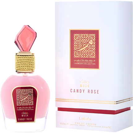 Lattafa Thameen Musk Candy Rose Eau De Parfum for Women